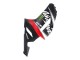 Billige Kawasaki ZX6R Motorrad Verkleidung 2007-2008 - Schwarz Weiss Rot mit weissem Schnee Aufkleber Ninja Elf