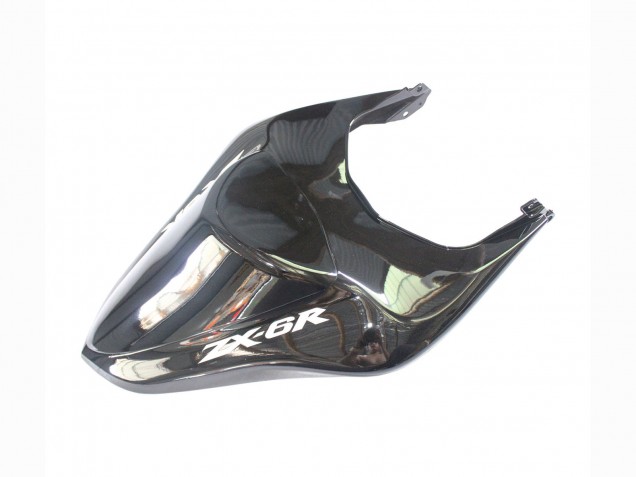 Billige Kawasaki ZX6R Motorrad Verkleidung 2007-2008 - Schwarz Silber Rot Ninja