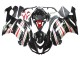 Billige Kawasaki ZX6R Motorrad Verkleidung 2007-2008 - Schwarz Silber Rot Ninja