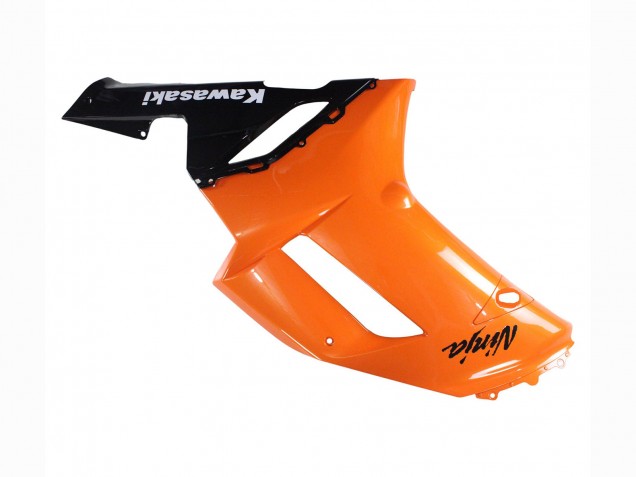 Billige Kawasaki ZX6R Motorrad Verkleidung 2007-2008 - Orange Schwarz Ninja