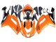Billige Kawasaki ZX6R Motorrad Verkleidung 2007-2008 - Orange Schwarz Ninja