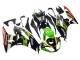 Billige Kawasaki ZX6R Motorrad Verkleidung 2009-2012 - Grun Glanzendes Schwarz Gelb Weiss Rot Elf Monster