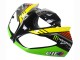 Billige Kawasaki ZX6R Motorrad Verkleidung 2009-2012 - Grun Glanzendes Schwarz Gelb Weiss Rot Elf Monster