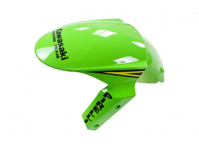 Billige Kawasaki ZX6R Motorrad Verkleidung 2009-2012 - Grun Glanzendes Schwarz Gelb Weiss Rot Elf Monster