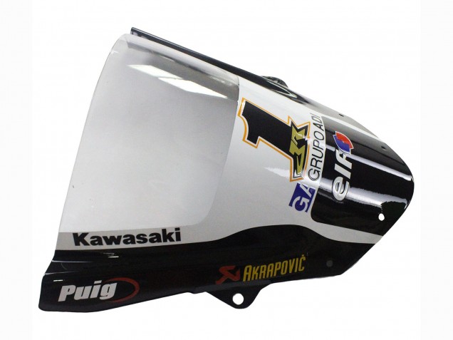 Billige Kawasaki ZX6R Motorrad Verkleidung 2009-2012 - Grun Glanzendes Schwarz Gelb Weiss Rot Elf Monster