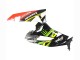 Billige Kawasaki ZX6R Motorrad Verkleidung 2009-2012 - Grun Glanzendes Schwarz Gelb Weiss Rot Elf Monster