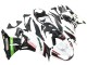 Billige Kawasaki ZX6R Motorrad Verkleidung 2009-2012 - Weiss Rot Schwarz Grun