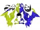 Billige Kawasaki ZX6R Motorrad Verkleidung 2019-2022 - Blau Gelb