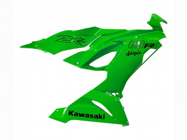 Billige Kawasaki ZX6R Motorrad Verkleidung 2019-2022 - Grun