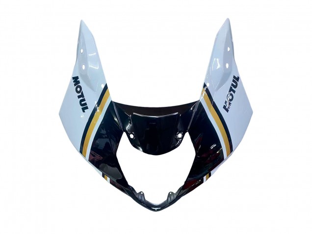 Billige Suzuki GSXR 1000 Motorrad Verkleidung 2003-2004 - Weiss Schwarz Gold Motul Lucky Strike