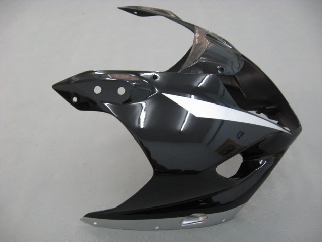 Billige Suzuki GSXR 1000 Motorrad Verkleidung 2003-2004 - Glanzendes Schwarz Weiss Grau Rot
