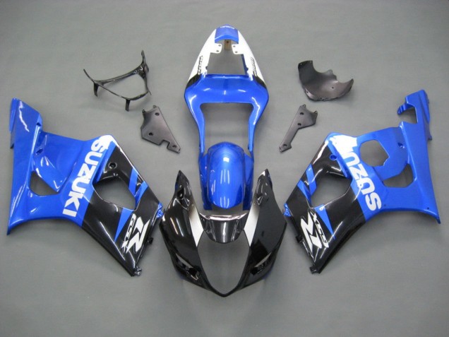 Billige Suzuki GSXR 1000 Motorrad Verkleidung 2003-2004 - Blau Weiss Schwarz