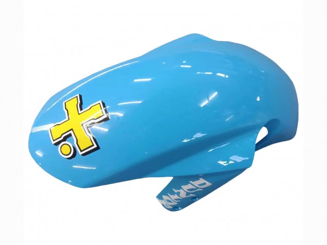 Billige Suzuki GSXR 1000 Motorrad Verkleidung 2003-2004 - Hellblau Gelb Schwarz Rizla Motul