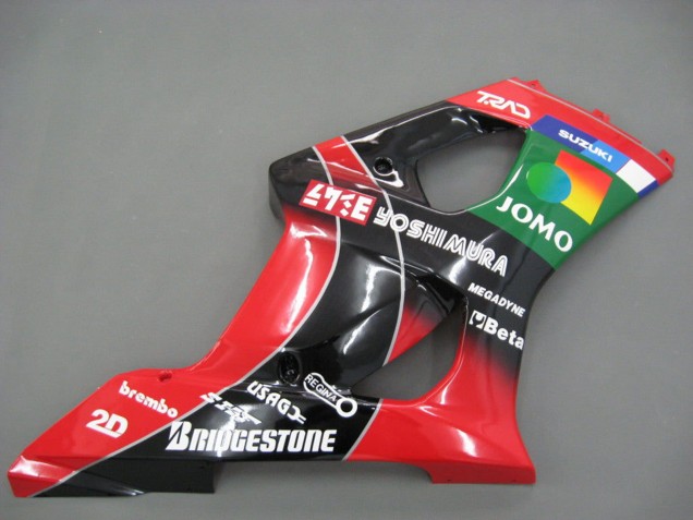 Billige Suzuki GSXR 1000 Motorrad Verkleidung 2003-2004 - Rot Gelb Blau Grun Schwarz JOMO