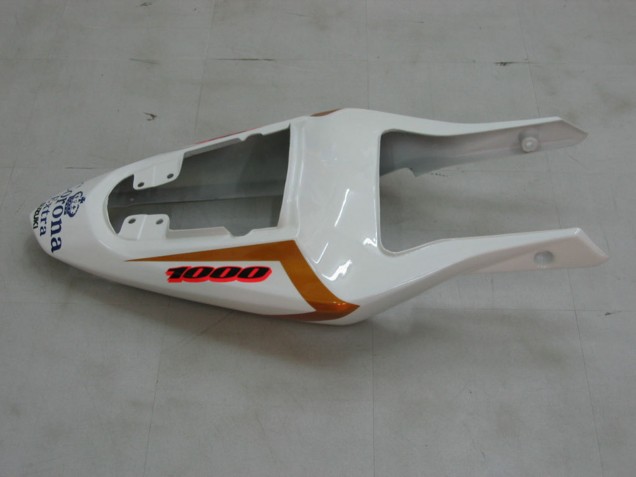 Billige Suzuki GSXR 1000 Motorrad Verkleidung 2003-2004 - Gelb Weiss Blau Schwarz Corona