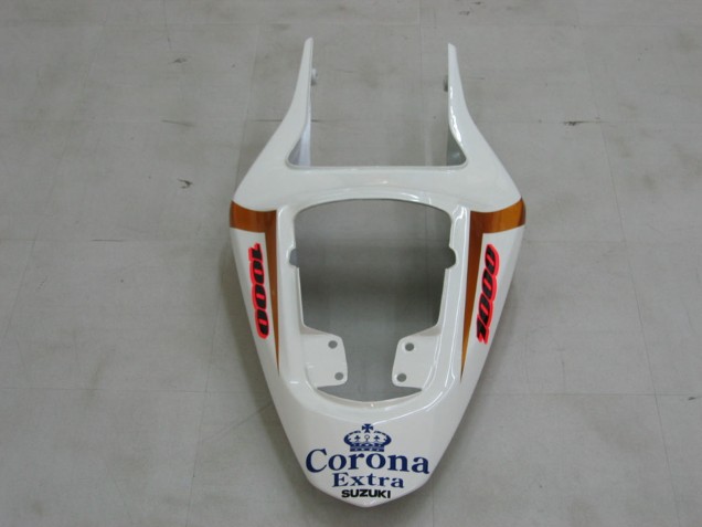 Billige Suzuki GSXR 1000 Motorrad Verkleidung 2003-2004 - Gelb Weiss Blau Schwarz Corona