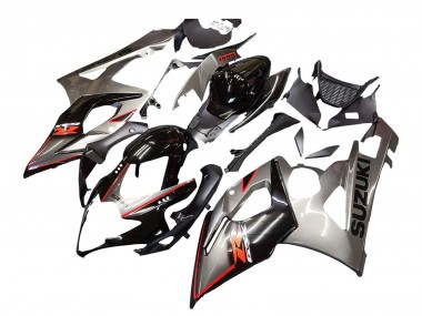 Billige Suzuki GSXR 1000 Motorrad Verkleidung 2005-2006 - Silber Schwarz Rot