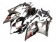 Billige Suzuki GSXR 1000 Motorrad Verkleidung 2005-2006 - Silber Schwarz Rot