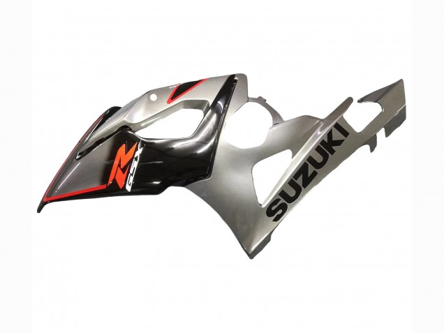 Billige Suzuki GSXR 1000 Motorrad Verkleidung 2005-2006 - Silber Schwarz Rot