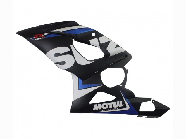 Billige Suzuki GSXR 1000 Motorrad Verkleidung 2005-2006 - Schwarz Blau Weiss Motul