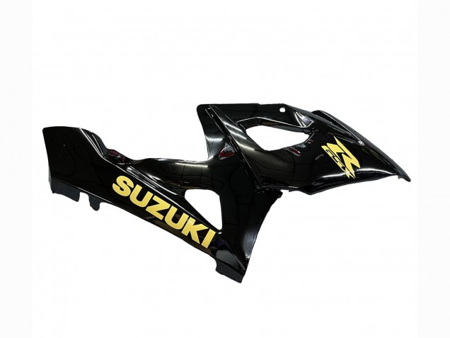 Billige Suzuki GSXR 1000 Motorrad Verkleidung 2005-2006 - Glanzendes Schwarz Gold Aufkleber