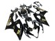 Billige Suzuki GSXR 1000 Motorrad Verkleidung 2005-2006 - Glanzendes Schwarz Gold Aufkleber