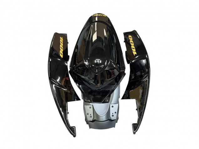 Billige Suzuki GSXR 1000 Motorrad Verkleidung 2005-2006 - Glanzendes Schwarz Gold Aufkleber