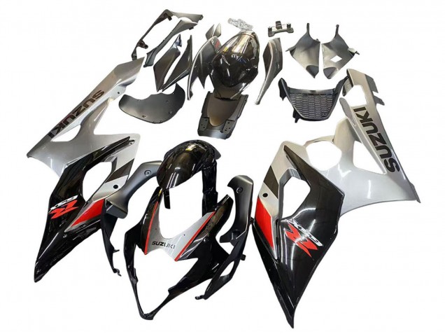 Billige Suzuki GSXR 1000 Motorrad Verkleidung 2005-2006 - Schwarz Grau Rot