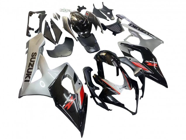 Billige Suzuki GSXR 1000 Motorrad Verkleidung 2005-2006 - Schwarz Grau Rot