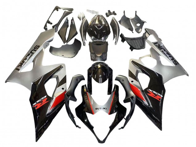 Billige Suzuki GSXR 1000 Motorrad Verkleidung 2005-2006 - Schwarz Grau Rot