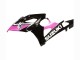 Billige Suzuki GSXR 1000 Motorrad Verkleidung 2005-2006 - Glanzendes Schwarz Rosa