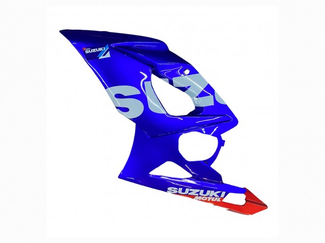 Billige Suzuki GSXR 1000 Motorrad Verkleidung 2005-2006 - Blau Gelb Weiss Rot Motul