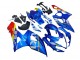 Billige Suzuki GSXR 1000 Motorrad Verkleidung 2005-2006 - Blau Gelb Rot Weiss