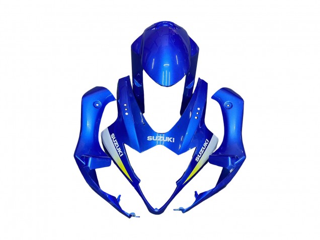 Billige Suzuki GSXR 1000 Motorrad Verkleidung 2005-2006 - Blau Gelb Rot Weiss