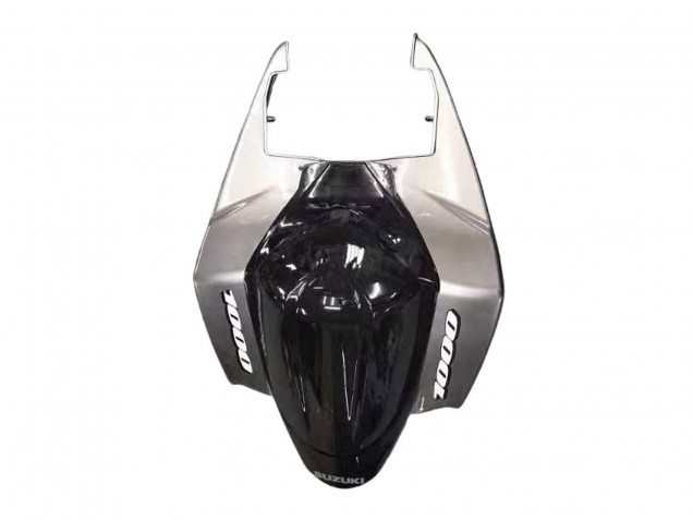 Billige Suzuki GSXR 1000 Motorrad Verkleidung 2005-2006 - Glanzendes Schwarz Grau