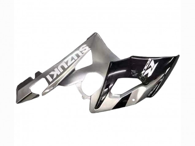 Billige Suzuki GSXR 1000 Motorrad Verkleidung 2005-2006 - Glanzendes Schwarz Grau