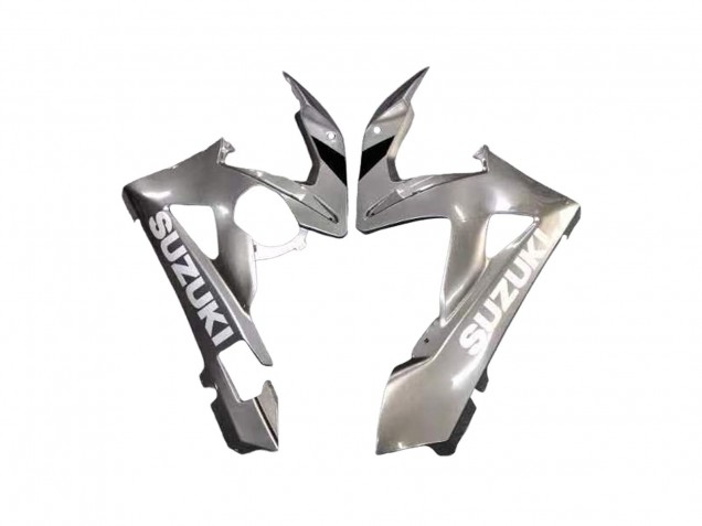 Billige Suzuki GSXR 1000 Motorrad Verkleidung 2005-2006 - Glanzendes Schwarz Grau