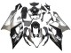 Billige Suzuki GSXR 1000 Motorrad Verkleidung 2005-2006 - Glanzendes Schwarz Grau