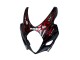 Billige Suzuki GSXR 1000 Motorrad Verkleidung 2007-2008 - Schwarz Rot Flamme