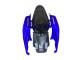 Billige Suzuki GSXR 1000 Motorrad Verkleidung Kit 2007-2008 - Blau Glanzendes Schwarz