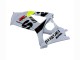 Billige Suzuki GSXR 1000 Motorrad Verkleidung 2007-2008 - Hellgrau Grun Schwarz
