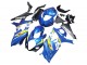 Billige Suzuki GSXR 1000 Motorrad Verkleidung 2007-2008 - Blau Gelb Schwarz