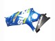 Billige Suzuki GSXR 1000 Motorrad Verkleidung 2007-2008 - Blau Gelb Schwarz