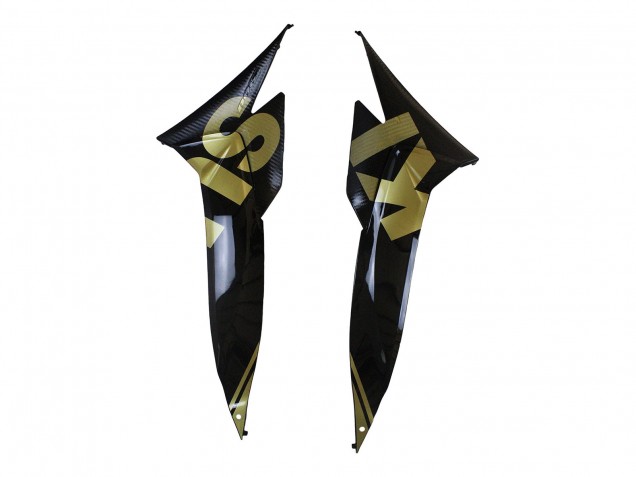 Billige Suzuki GSXR 1000 Motorrad Verkleidung 2009-2016 - Glanzendes Schwarz Gold