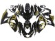 Billige Suzuki GSXR 1000 Motorrad Verkleidung 2009-2016 - Glanzendes Schwarz Gold