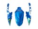 Billige Suzuki GSXR 1000 Motorrad Verkleidung 2009-2016 - Hellblau Grun Motul 29 Ecstar