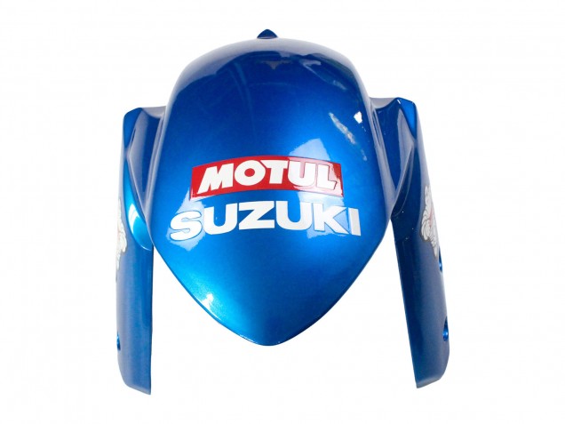Billige Suzuki GSXR 1000 Motorrad Verkleidung 2009-2016 - Hellblau Grun Motul 29 Ecstar