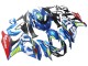 Billige Suzuki GSXR 1000 Motorrad Verkleidung 2009-2016 - Hellblau Grun Rot Motul