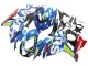 Billige Suzuki GSXR 1000 Motorrad Verkleidung 2009-2016 - Hellblau Grun Rot Motul