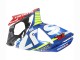 Billige Suzuki GSXR 1000 Motorrad Verkleidung 2009-2016 - Hellblau Grun Rot Motul